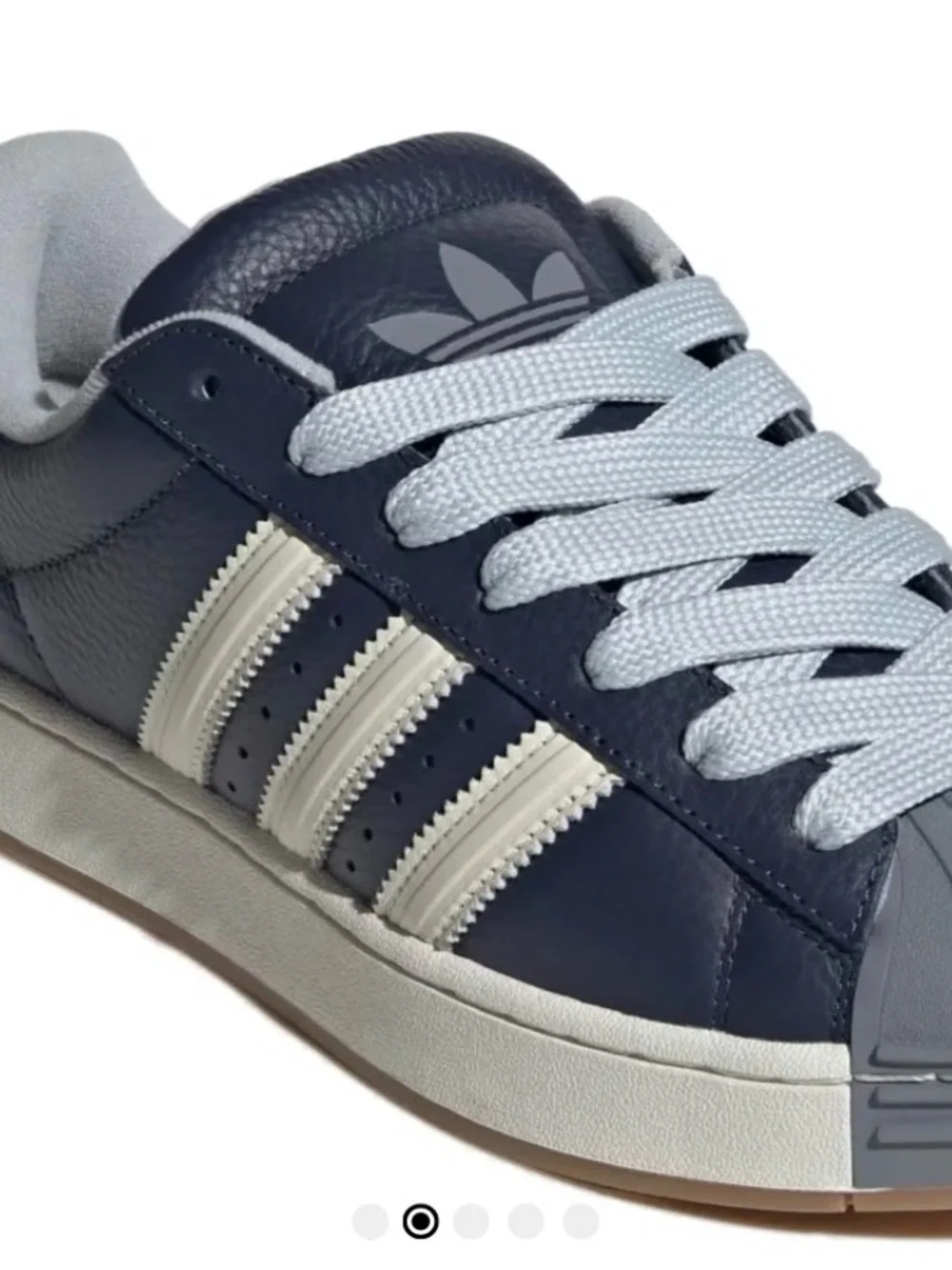 RARE - adidas Superstar ST Shadow Navy Off White Size 9  KH8966